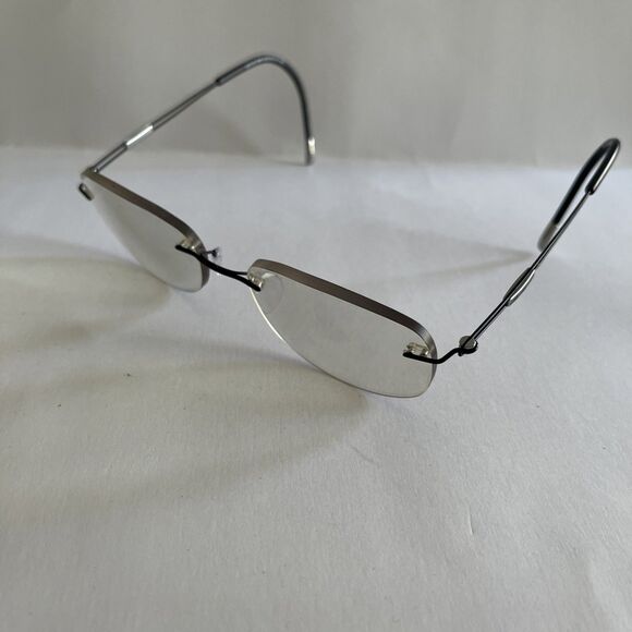 Silhouette Eyeglasses Titan 5521 EQ 9040 Rimless Frames Only Black 53-19-150